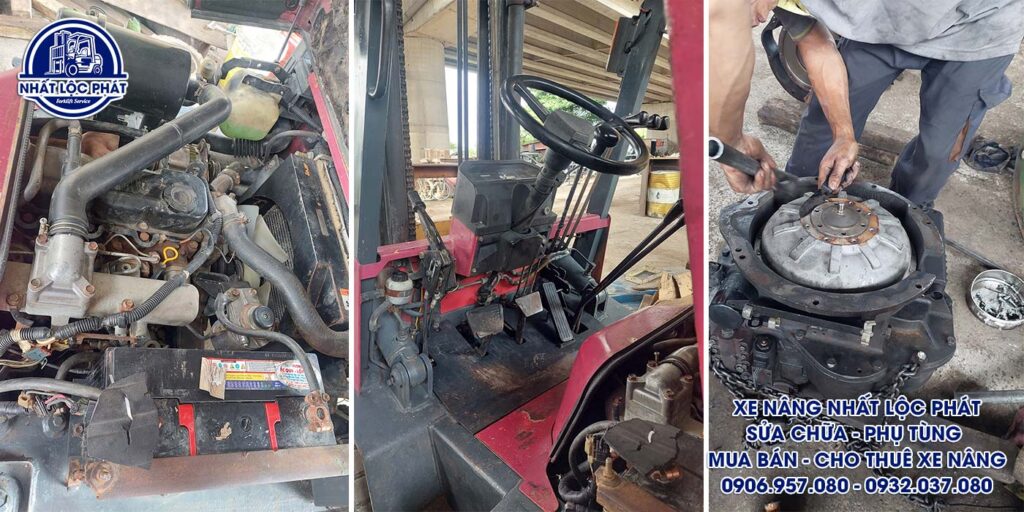 Khắc phục lỗi hỏng xe nâng dầu vận hành an toàn