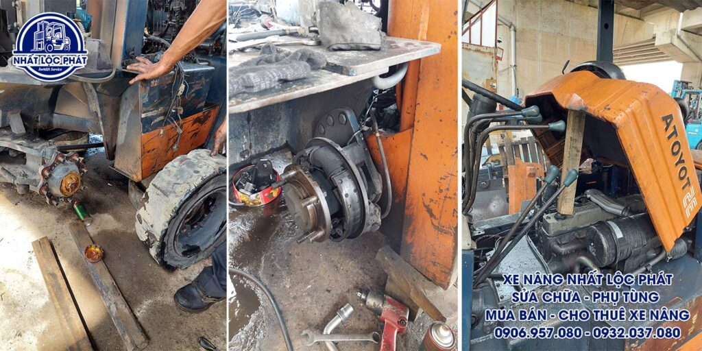 Quy trình tu sửa xe nâng chính hãng và uy tín