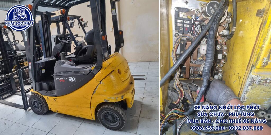 Thay thế và phụ tùng xe nâng điện uy tín giá tốt