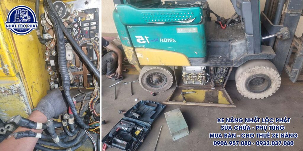 Thay thế phụ tùng xe nâng tận nơi trọn gói