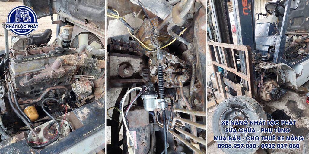 sửa chữa xe nâng tân tạo