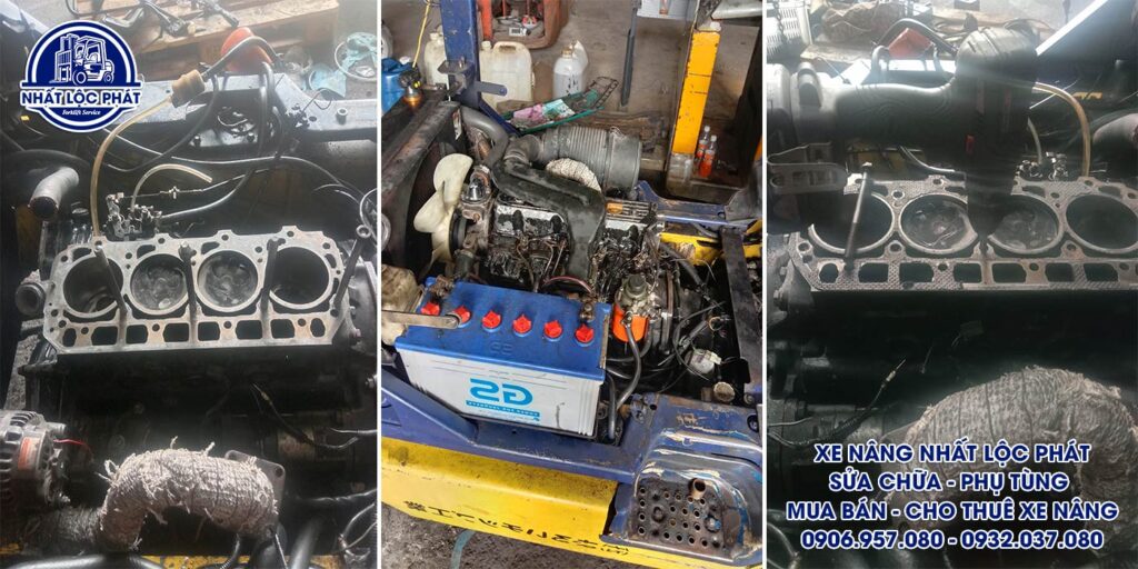 sửa chữa xe nâng tân tạo