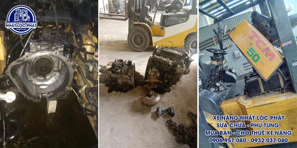 sửa chữa xe nâng tân tạo