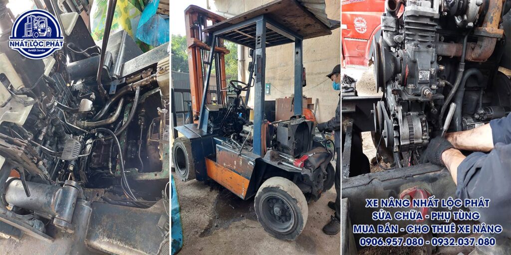 sửa chữa xe nâng tân tạo