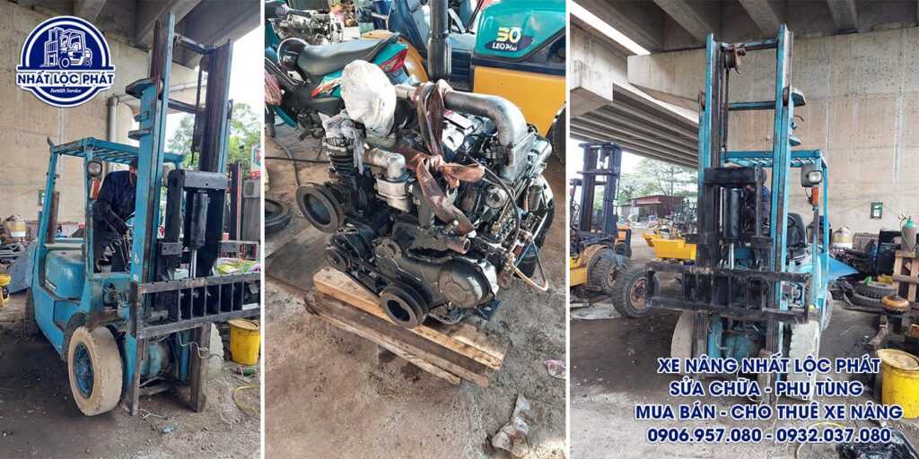 sửa chữa xe nâng tân tạo