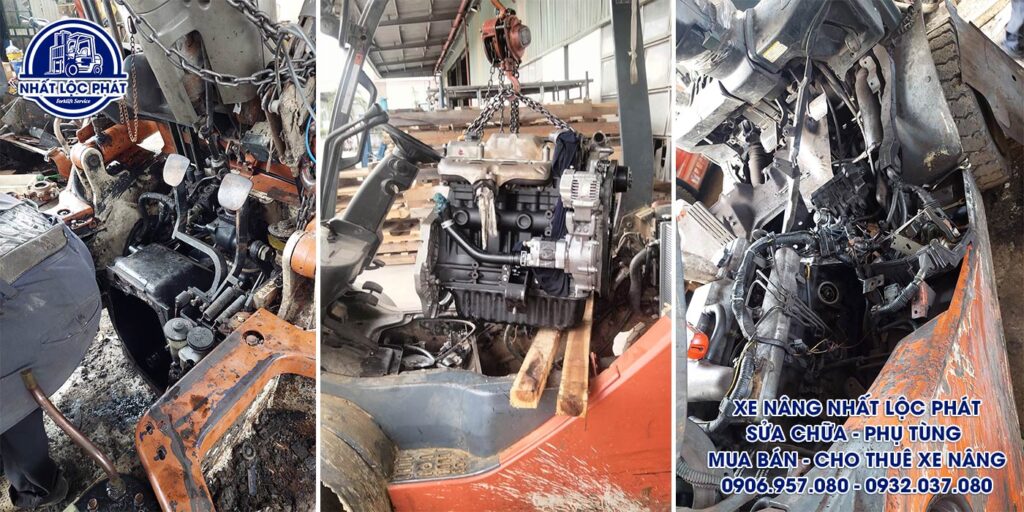 sửa chữa xe nâng tân tạo