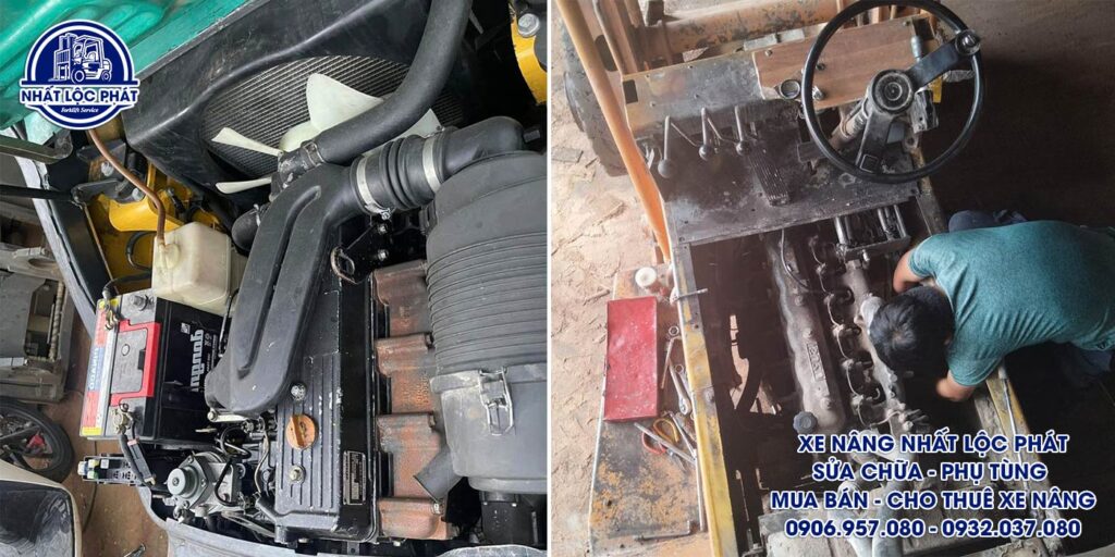 sửa chữa xe nâng tân tạo