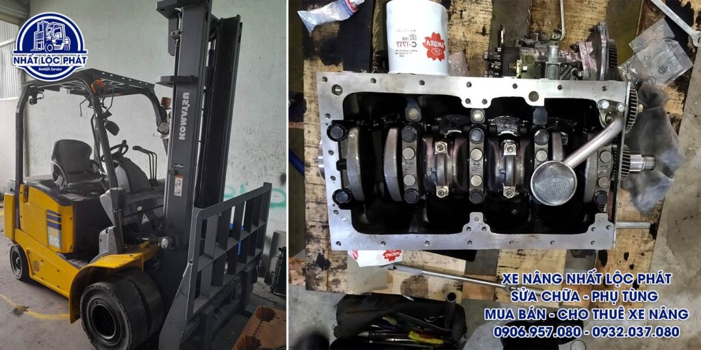 sửa chữa xe nâng tân tạo