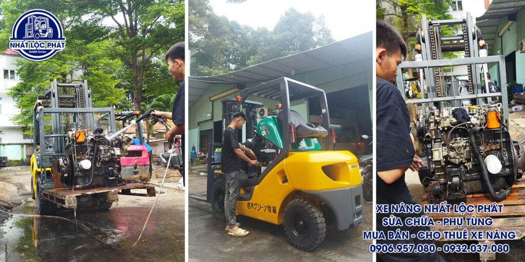 sửa chữa xe nâng tân tạo