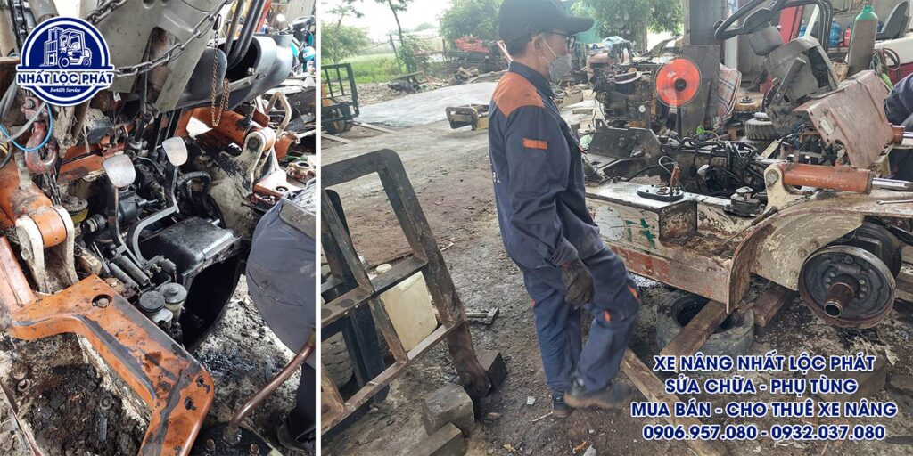 Công ty Nhất Lộc Phát sửa chữa xe nâng tận nơi trọn gói