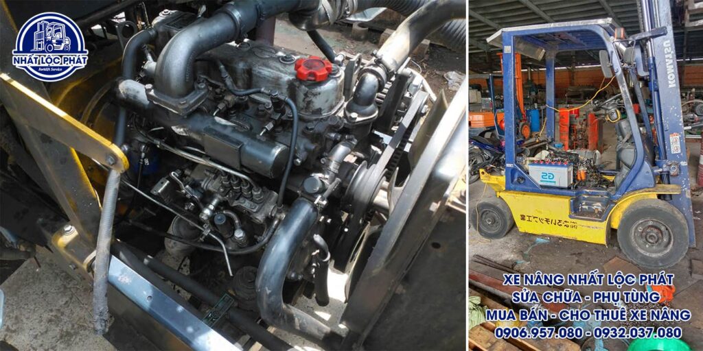 sửa chữa xe nâng bình cơ