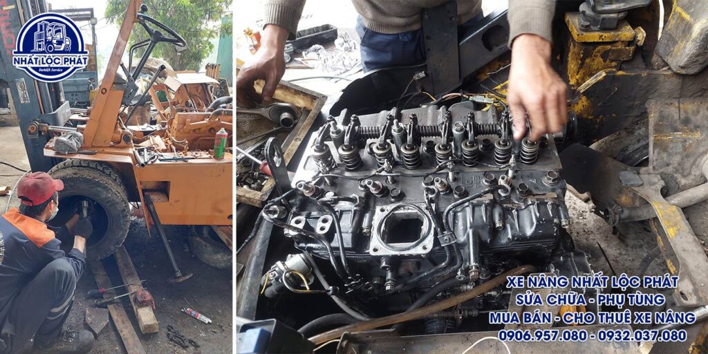 sửa chữa xe nâng bình cơ
