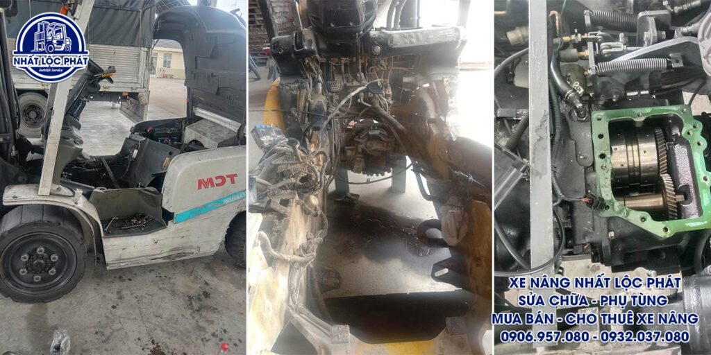 sửa chữa xe nâng bình cơ