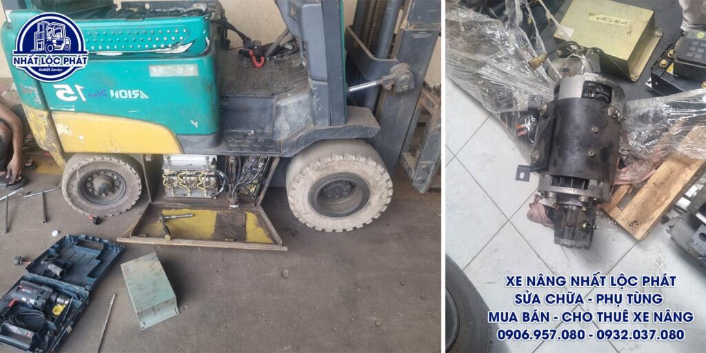 sửa chữa xe nâng bình cơ