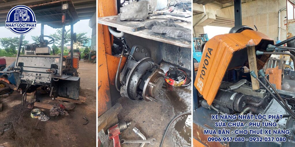 sửa chữa xe nâng bình cơ