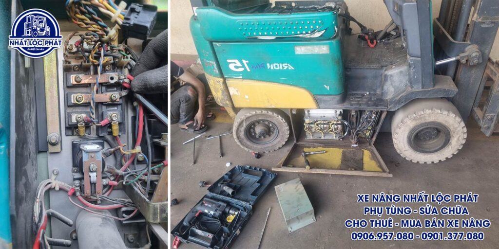 Sửa chữa xe nâng điện Dĩ An uy tín chuyên nghiệp