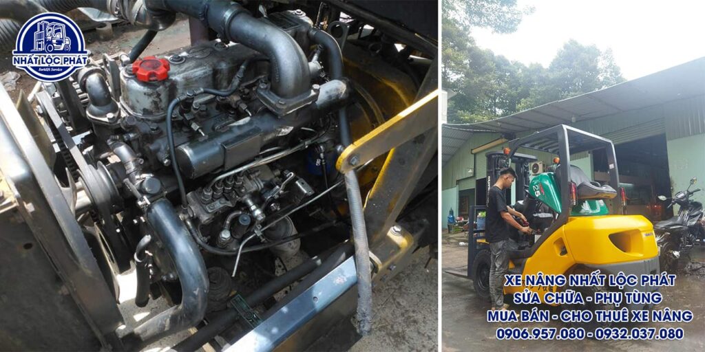 Sửa chữa xe nâng toàn diện thay thế phụ tùng xe uy tín