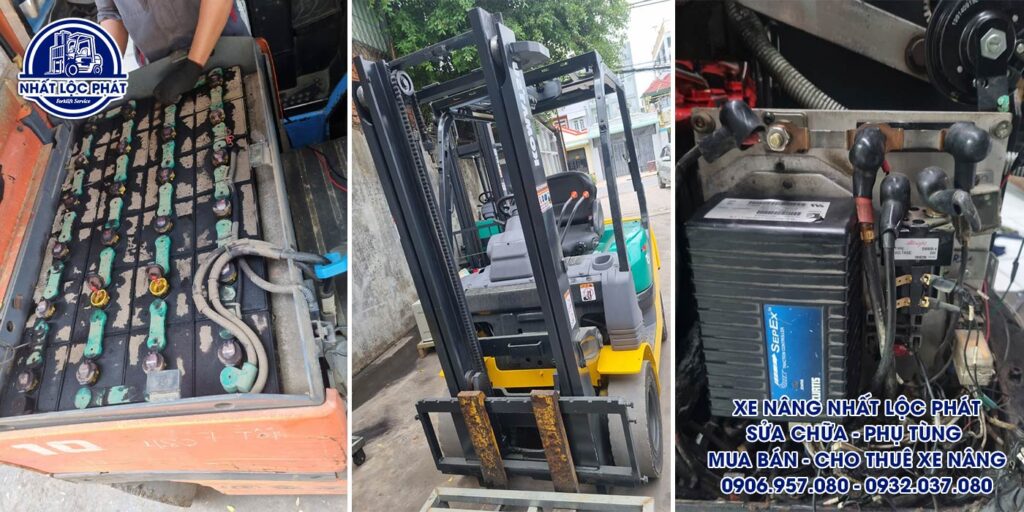Thay thế và tu sửa xe nâng điện uy tín chuyên nghiệp