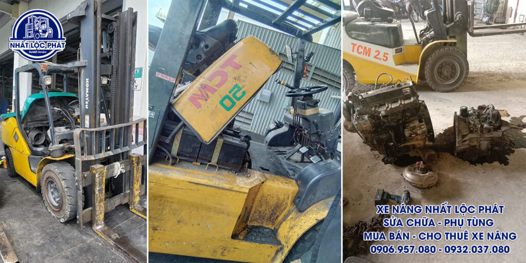 sửa chữa xe nâng hòa lợi