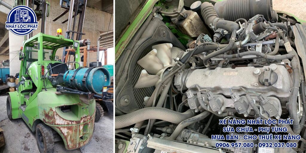 sửa chữa xe nâng long nguyên