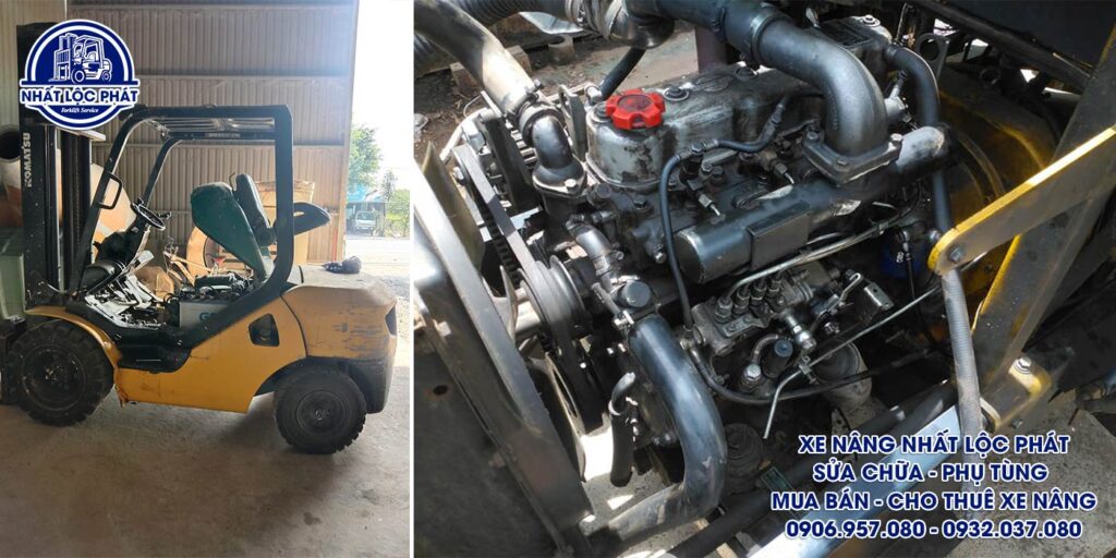 sửa chữa xe nâng tân hiệp