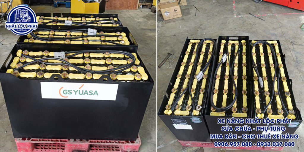 ắc quy xe nâng gs yuasa