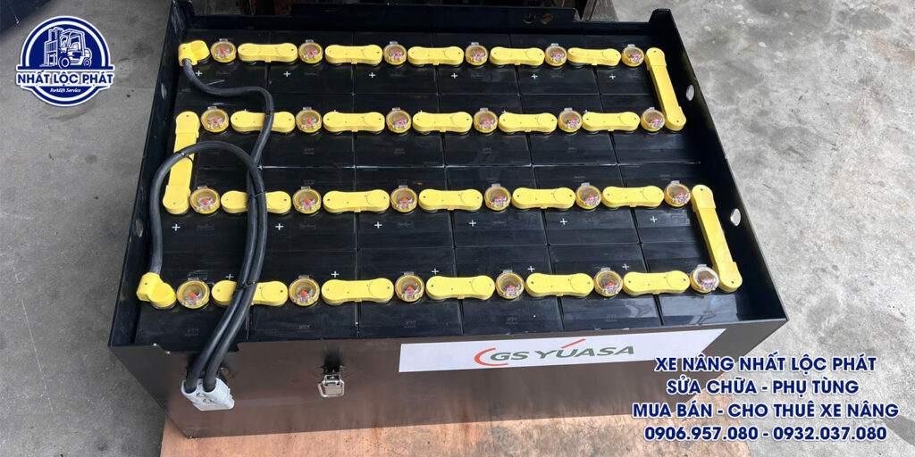 ắc quy xe nâng gs yuasa
