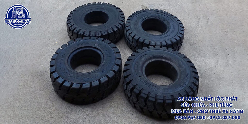 bánh xe nâng đặc Solid Plus 250-15, 600-9, 700-12, 700-15