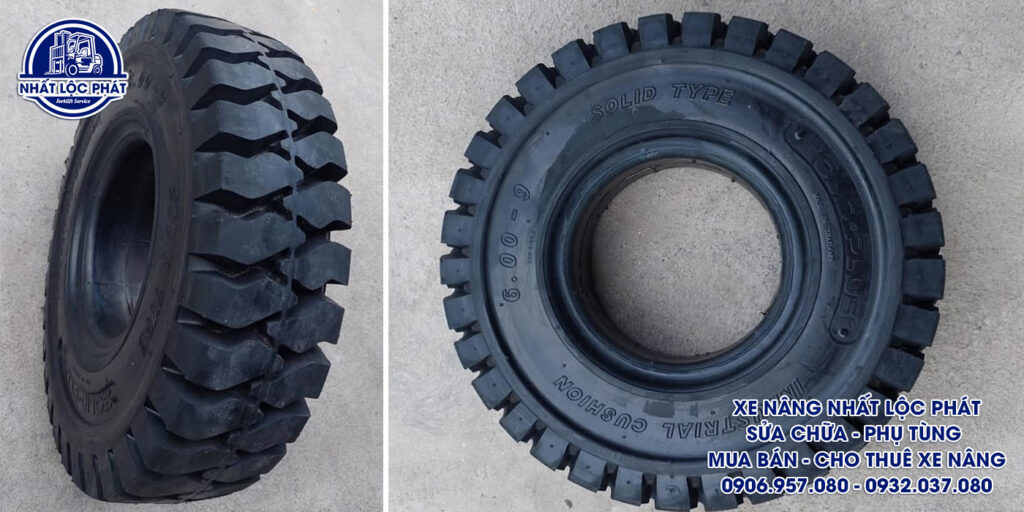 bánh xe nâng đặc Solid Plus 250-15, 600-9, 700-12, 700-15