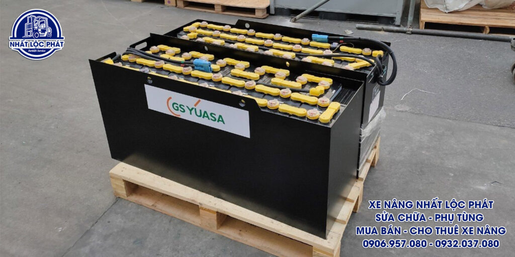 ắc quy xe nâng gs yuasa vsf5a 48v 350ah