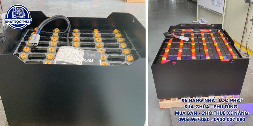 ắc quy xe nâng điện rocket