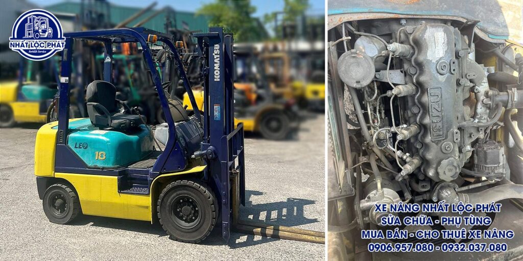 xe nâng dầu Komatsu FD18C-16 1.8 tấn