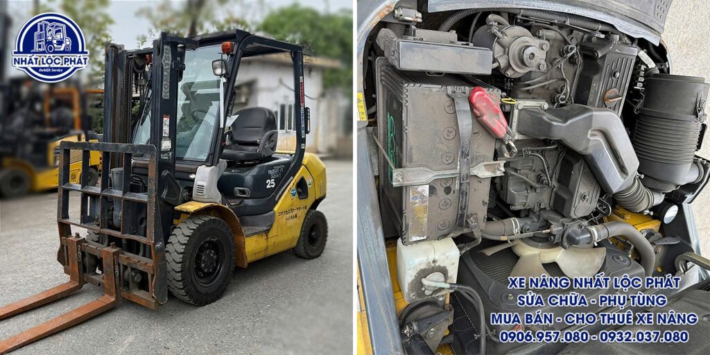 xe nâng dầu Komatsu FD25HT-17 2.5 tấn