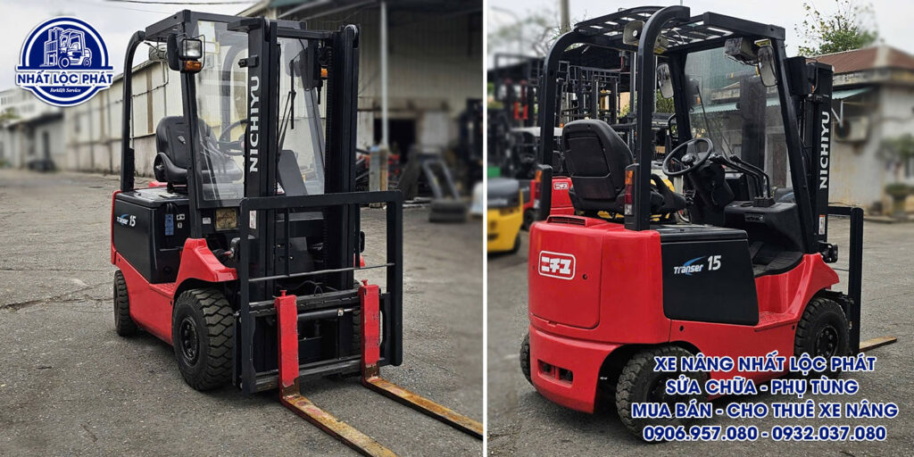 xe nâng điện ngồi lái Nichiyu FB15PN-77-300SF 1.5 tấn