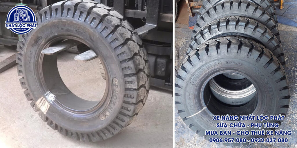 bánh xe nâng đặc phoenix thái lan 28x9-15, 250-15, 600-9, 600-15, 650-10, 825-15, 900-20