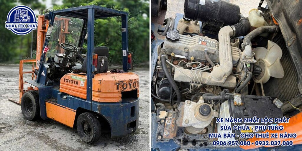 Xe nâng dầu Toyota 5FD15 1.5 tấn