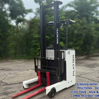 Xe nâng điện đứng lái Nichiyu FBRM12-80-430 1.2 tấn