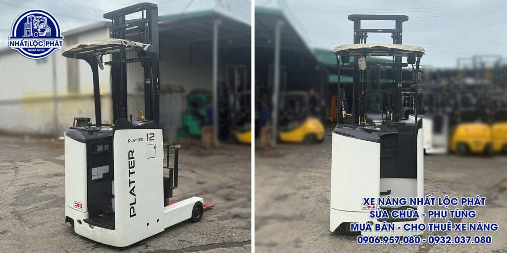 Xe nâng điện đứng lái Nichiyu FBRM12-80-430 1.2 tấn