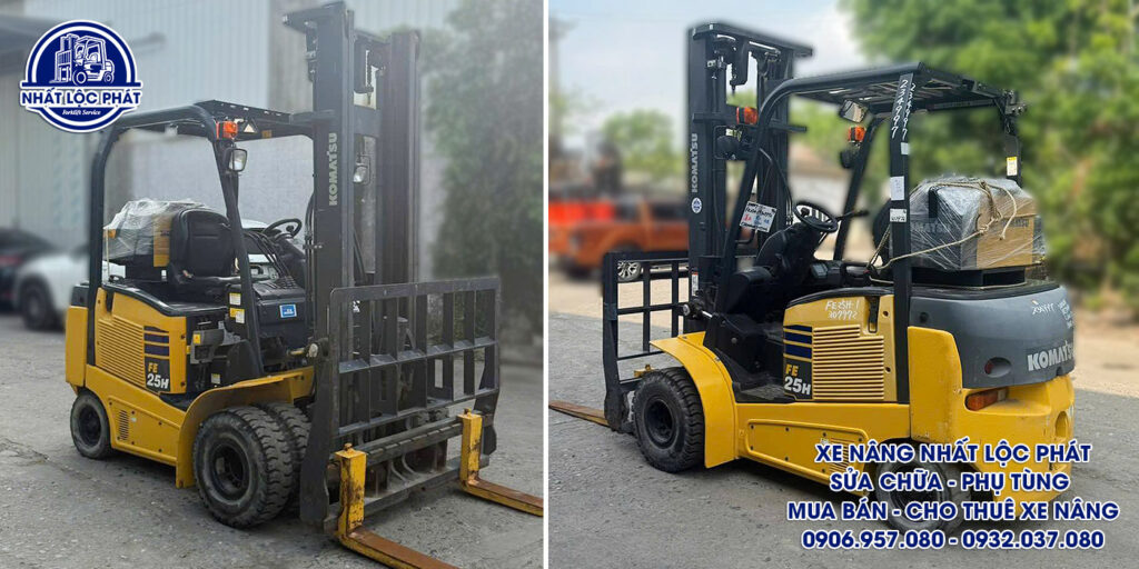 xe nâng điện ngồi lái Komatsu FE25H-1 2.5 tấn