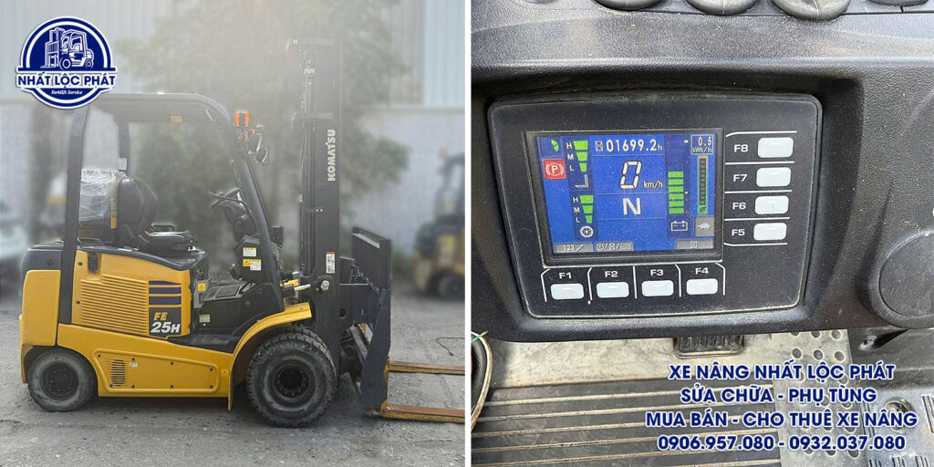 xe nâng điện ngồi lái Komatsu FE25H-1 2.5 tấn