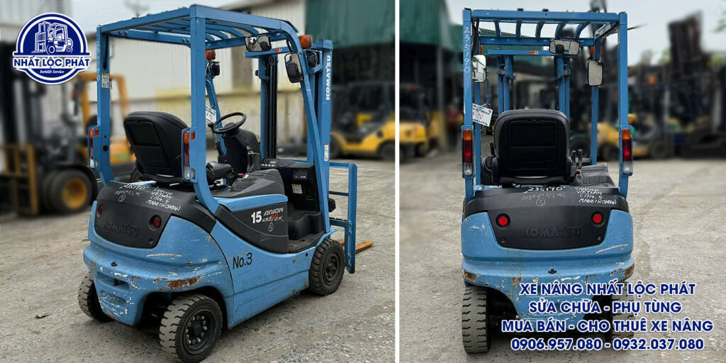 xe nâng điện ngồi lái Komatsu FB15-12 1.5 tấn