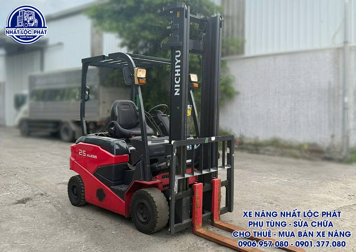 Xe nâng điện ngồi lái Nichiyu FB25PN-80-400 2.5 tấn