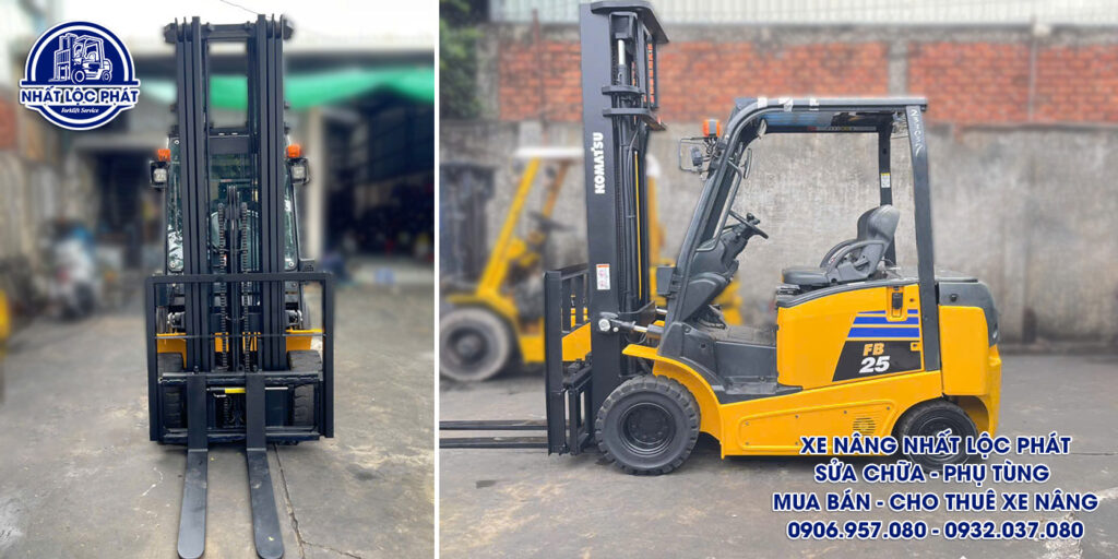 xe nâng điện ngồi lái Komatsu FB25-12 2.5 tấn