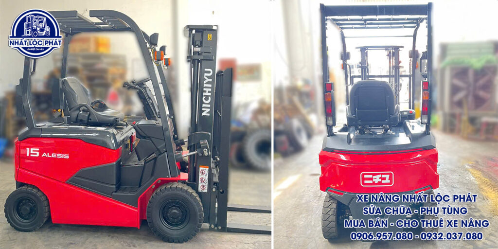 xe nâng điện ngồi lái Nichiyu FB15PN-80B-300 1.5 tấn