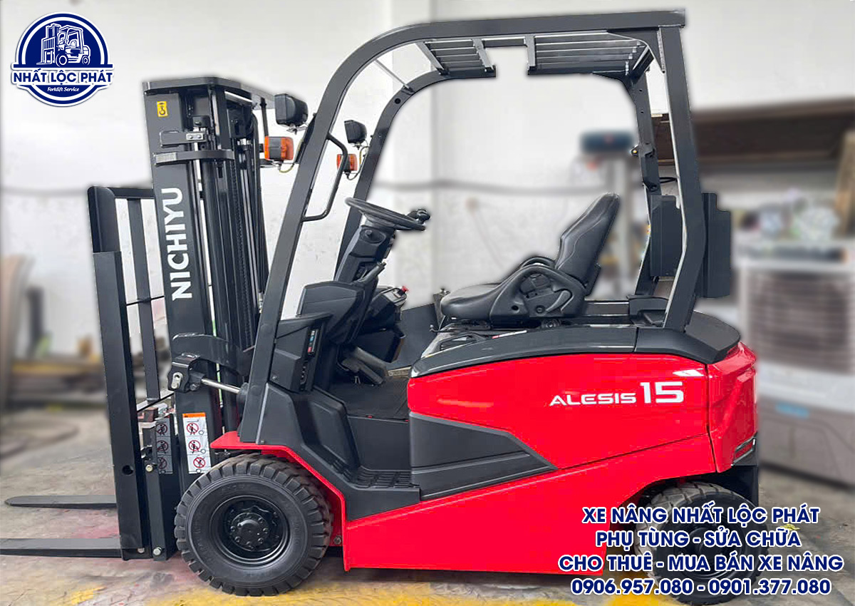 xe nâng điện ngồi lái Nichiyu FB15PN-80B-300 1.5 tấn