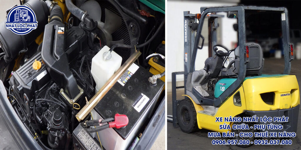 xe nâng dầu Komatsu FD15C-20 1.8 tấn