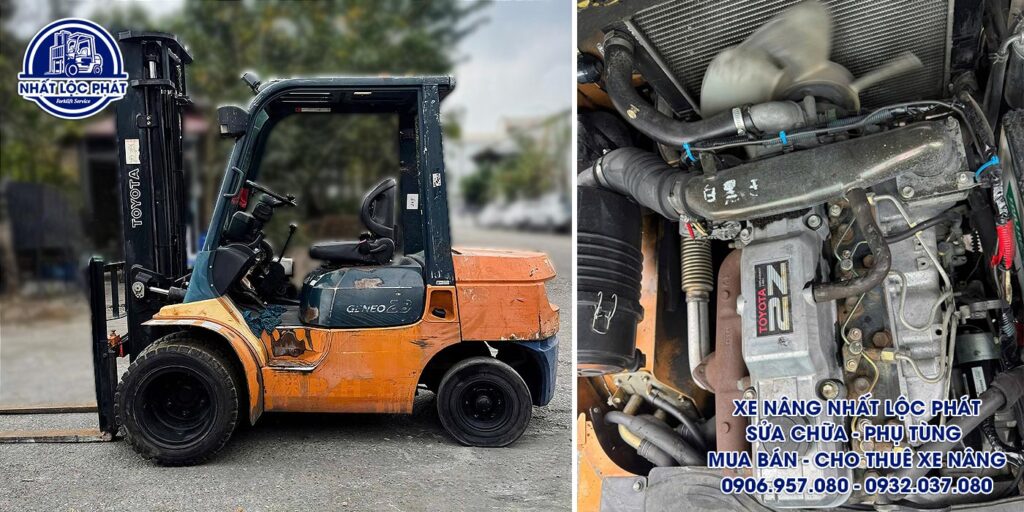 xe nâng dầu Toyota 7FD30 3 tấn