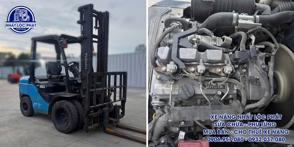 xe nâng dầu Toyota 8FD30 3 tấn