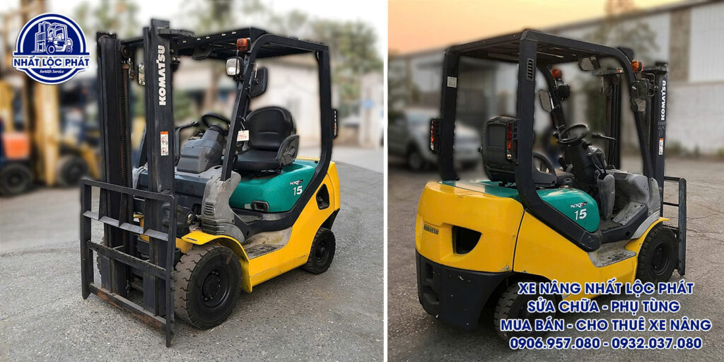 xe nâng dầu komatsu fd15w-20 1.5 tấn