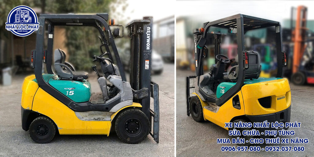 xe nâng dầu komatsu fd15w-20 1.5 tấn